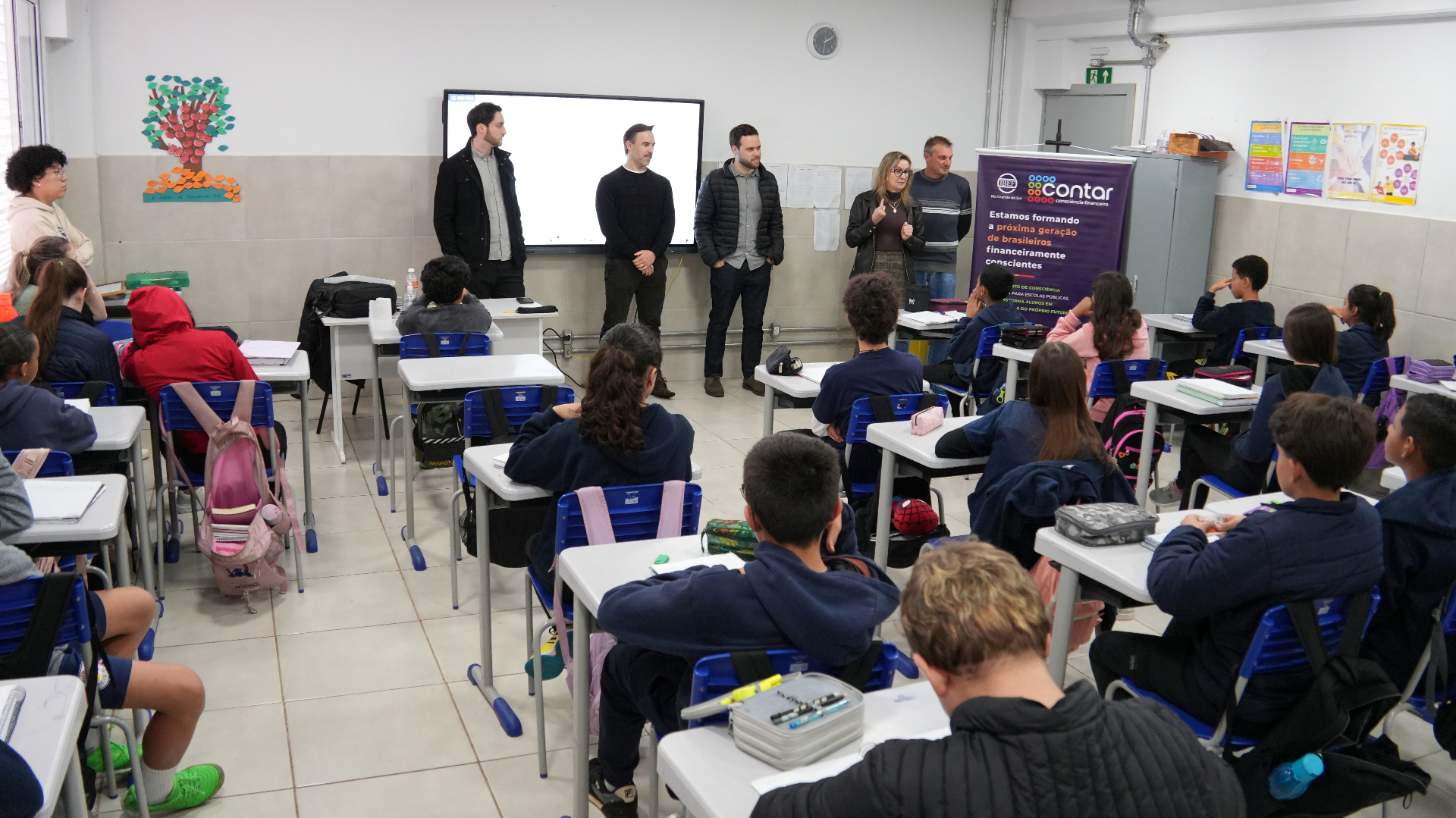 Apresentação do método em escola pública de Tapejara