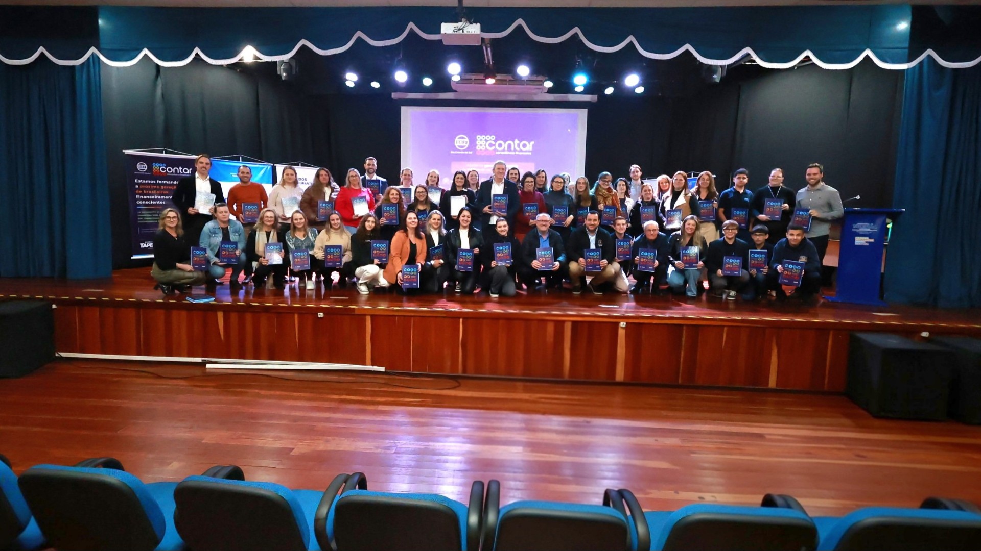 Evento oficial de lançamento do Movimento Contar em Tapejara, RS